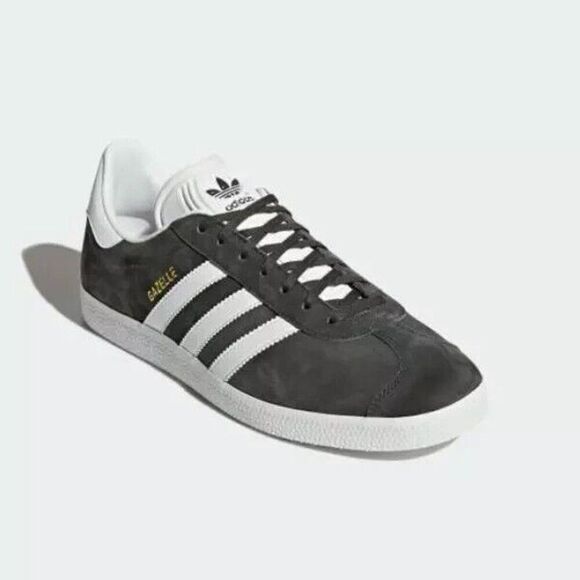 New Adidas Originals Grey & White Gazelle Shoes (BB5480) Mens 7 US 40 EUR 8 WMNS - Picture 3 of 7